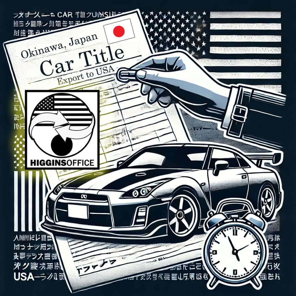 Get Your Japanese Car Title Translated Fast for Shipping to the USA – Certified Translations in Okinawa